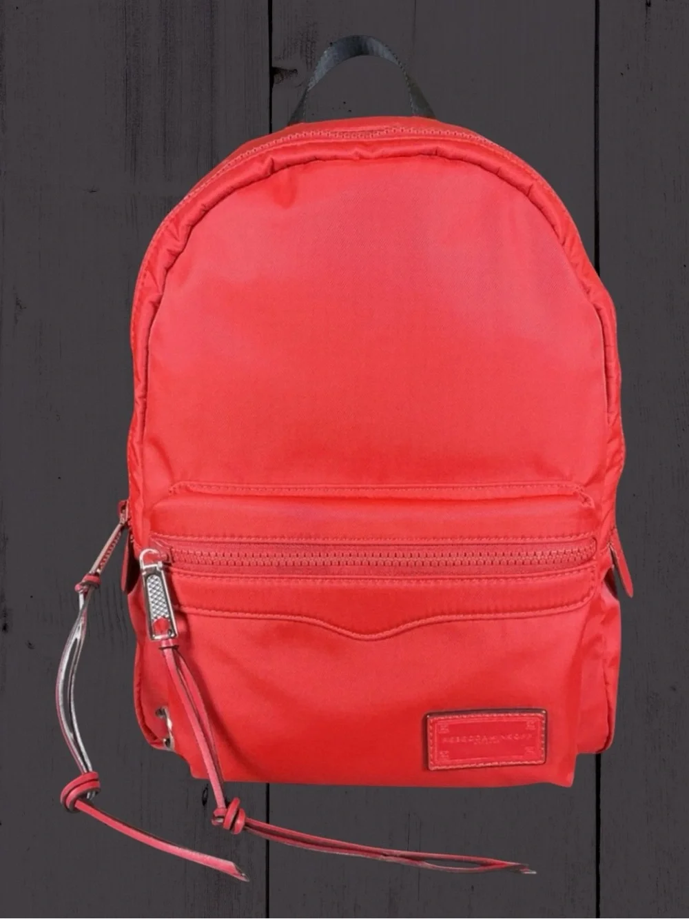 Rebecca Minkoff Backpack Red Nylon Gorpcore Utility Minimalist Streetwear NWT